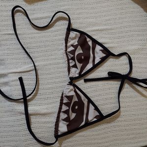 American Apparel Eyes Bikini Top